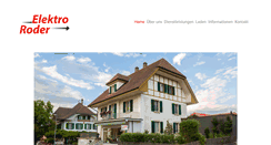 Desktop Screenshot of elektro-roder.ch